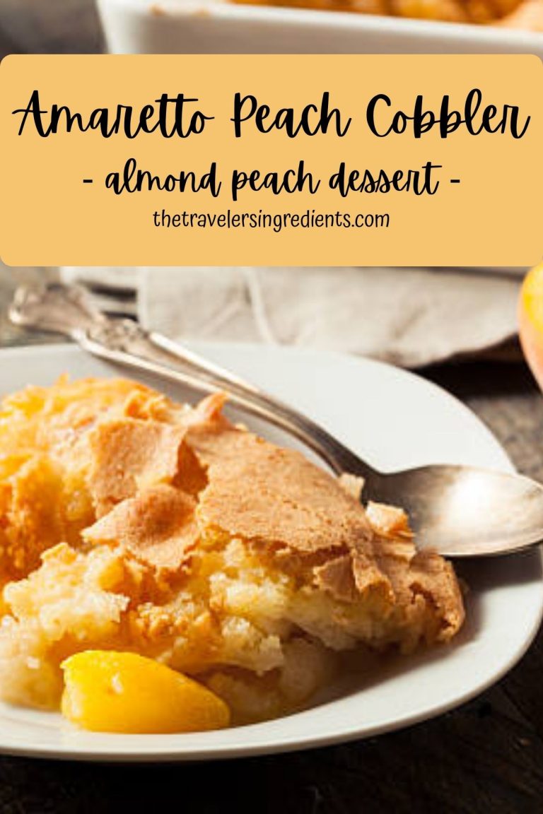 Amaretto Peach Cobbler